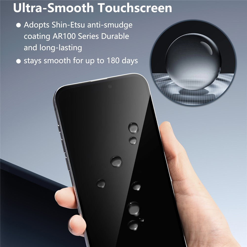 iPhone 17 Pro Max Privacy Screen Protector – Full Coverage Tempered Glass (Aluminium-Silicon) Anti-Spy