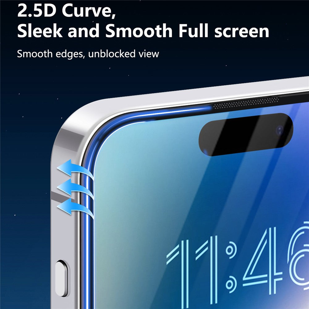 iPhone 17 Pro Max Privacy Screen Protector – Full Coverage Tempered Glass (Aluminium-Silicon) Anti-Spy