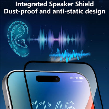 iPhone 17 Privacy Screen Protector – Full Coverage Tempered Glass (Aluminium-Silicon) Anti-Spy