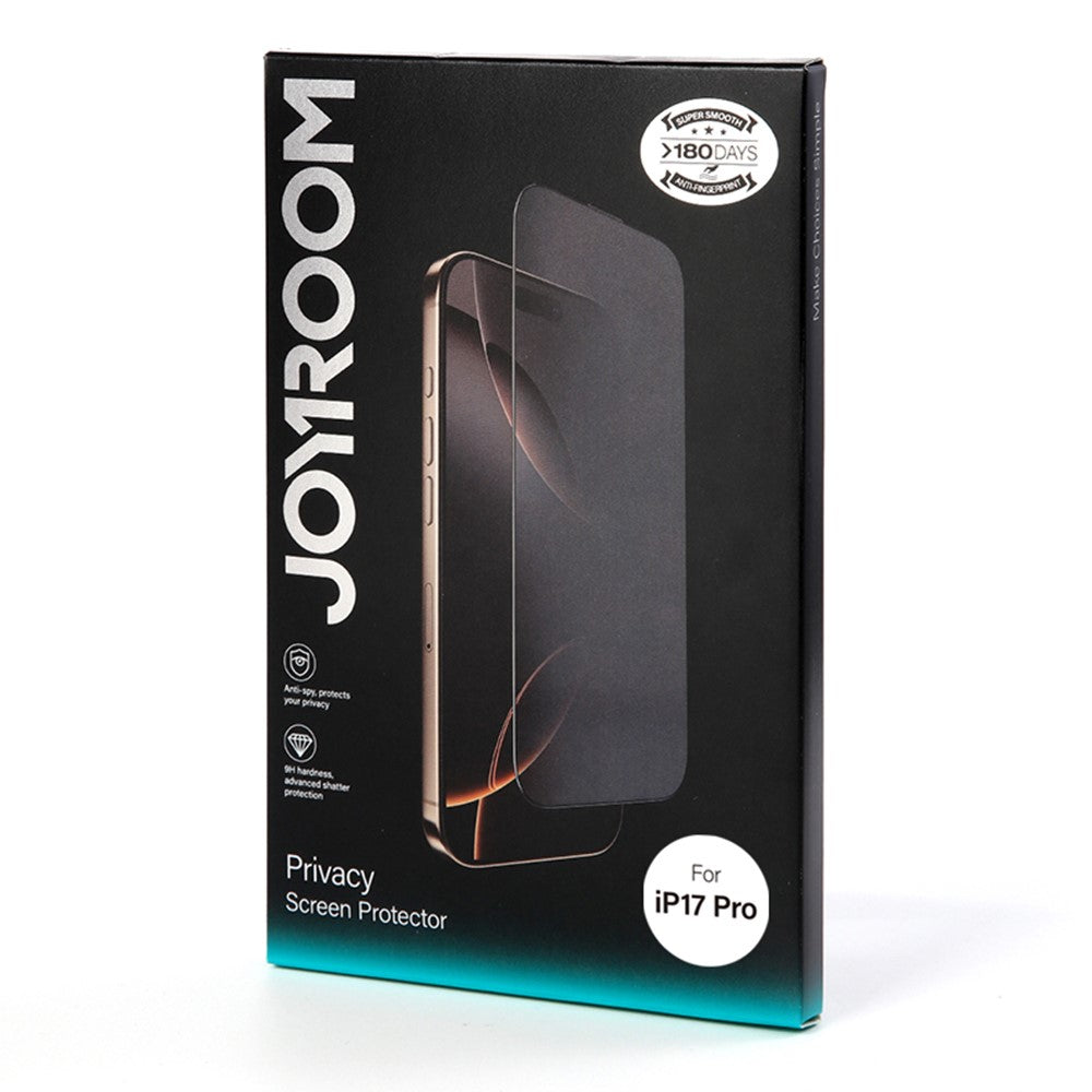 iPhone 17 Pro Privacy Screen Protector – Full Coverage Tempered Glass (Aluminium-Silicon) Anti-Spy