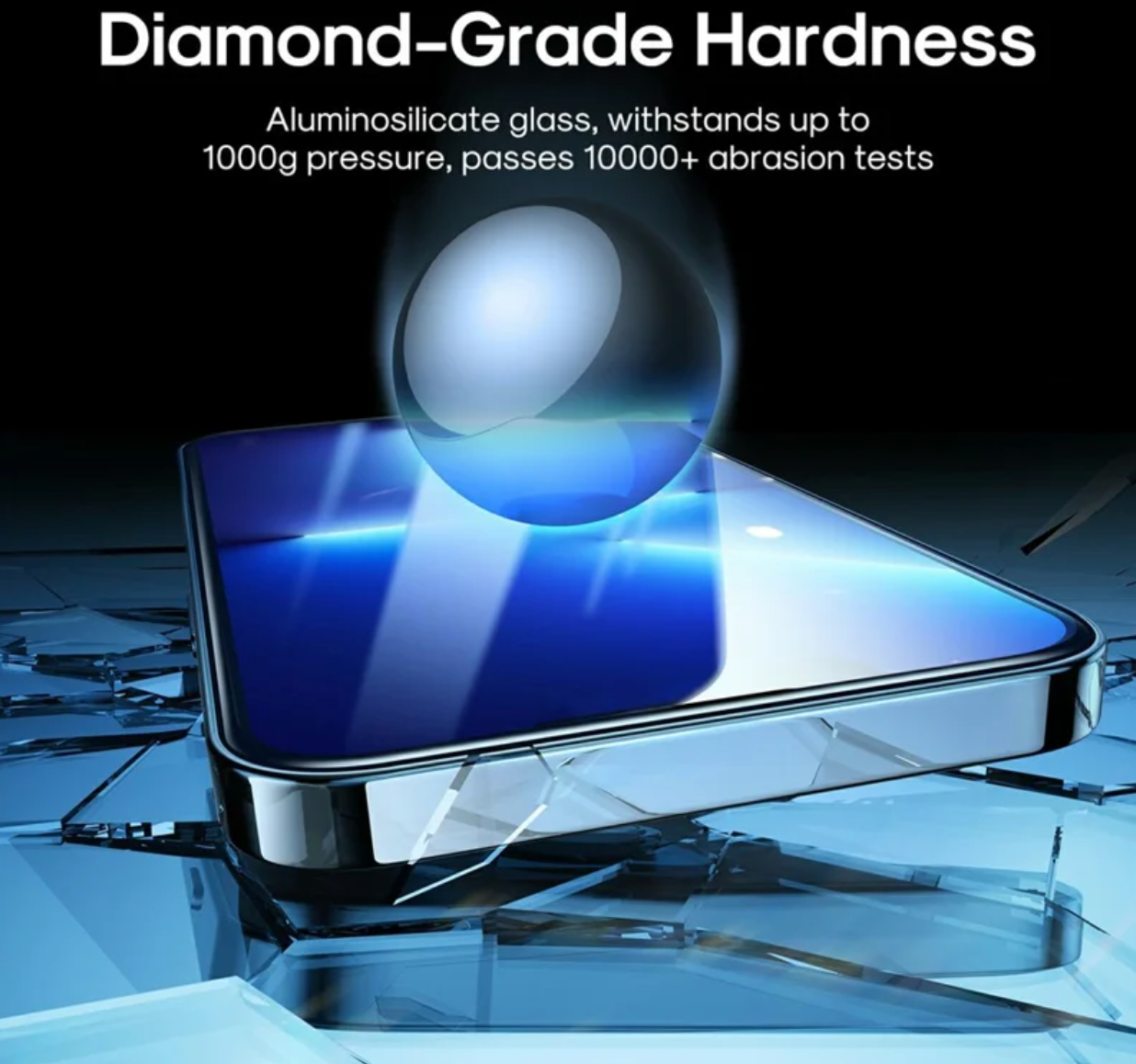 Premium Apple iPhone 17 Pro Max Screen Protector 2.5D High Aluminium-Silicon Tempered Glass